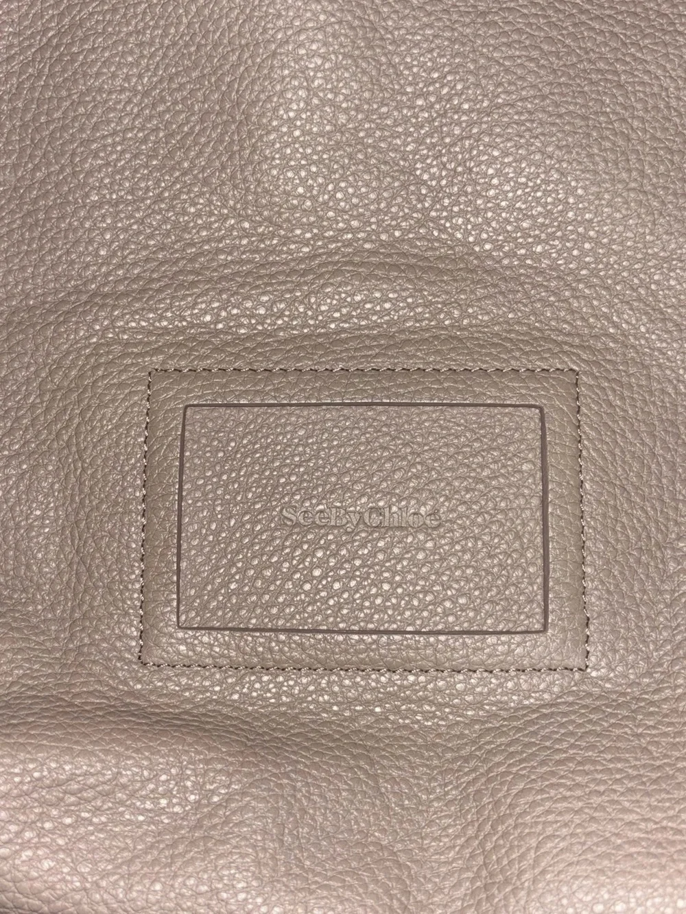 See By Chloe  Leather cream Crossbody Tote Bag Fringe closure